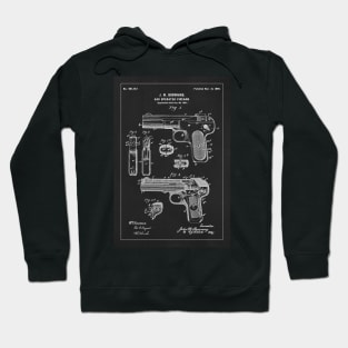 Browning automatic pistol - 1899 Patent - aP01 Hoodie